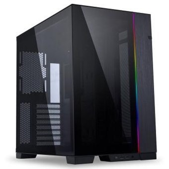 Lian Li O11 Dynamic 1 Fanlı Siyah Dikey Kullanım ATX Bilgisayar Kasası