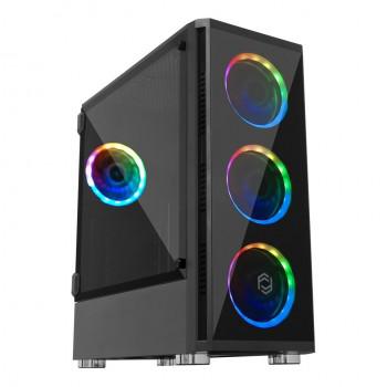 Frisby Venom FC-9270G RGB 4 Fanlı Siyah Dikey Kullanım ATX Oyuncu Bilgisayar Kasası