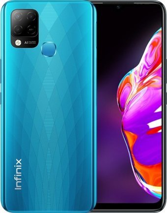 Infinix Hot 10T 128 Gb Hafıza 4 Gb Ram 6.82 İnç 48 MP Ips Lcd Ekran Android Akıllı Cep Telefonu Mavi