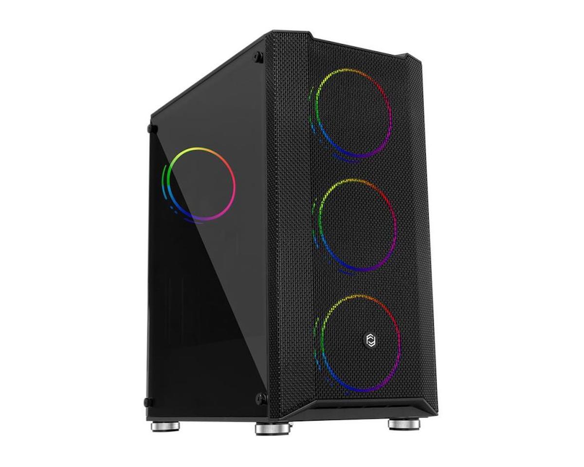 Frisby FC-9405G RGB Mesh 4 Fanlı Siyah Dikey Kullanım ATX Bilgisayar Kasası