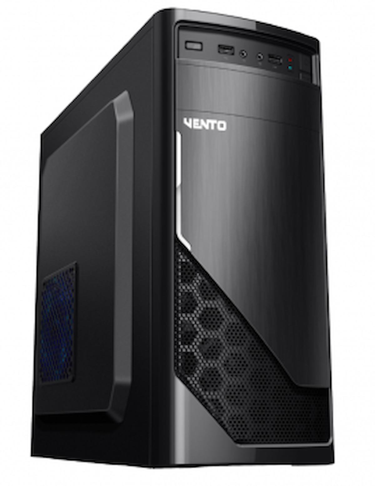 Vento VS115F 300 W Siyah Dikey Kullanım ATX Bilgisayar Kasası