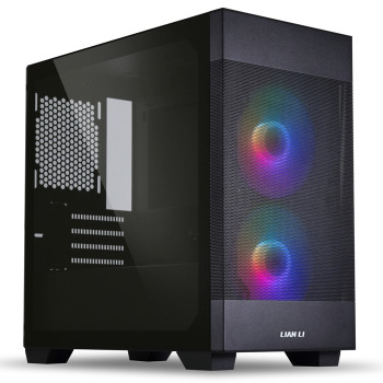 Lian Li Lancool 205M RGB 2 Fanlı Siyah Dikey Kullanım ATX Oyuncu Bilgisayar Kasası