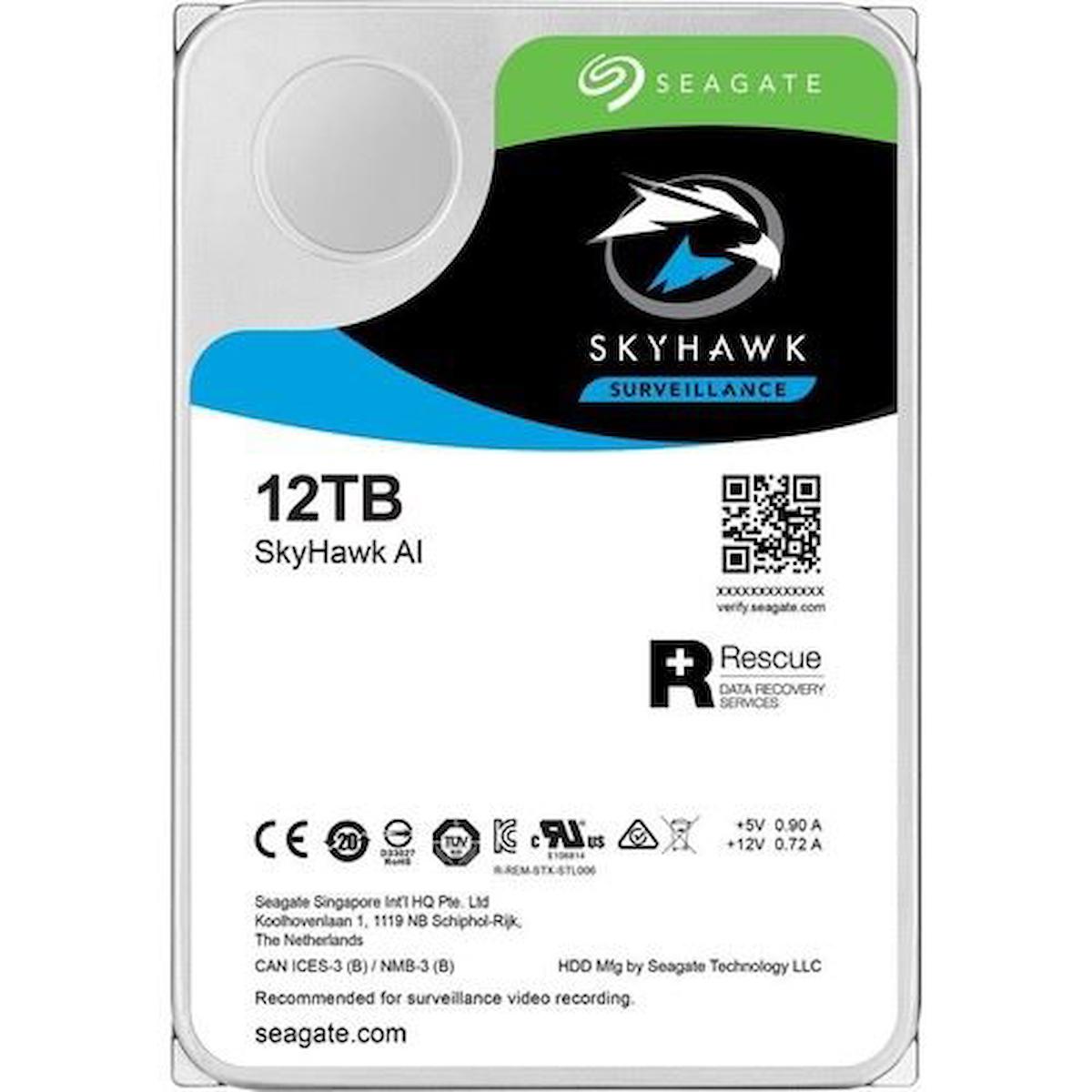 Seagate Ironwolf Pro New ST12000NT001 12 TB 3.5 inç 7200 RPM 256 MB SATA 3.0 Nas Harddisk