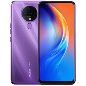 Tecno Spark 6 (Ke7) 128 Gb Hafıza 4 Gb Ram 6.8 İnç 16 MP Ips Lcd Ekran Android Akıllı Cep Telefonu Mor