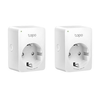 Ezcool Tapo P100 Çerçeveli İç Mekan İkili Priz Beyaz