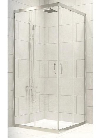 Durul Duşakabin Kare 5mm Şeffaf Cam H:190 cm - 70 cm x 95 cm