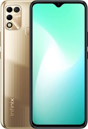 Infinix Hot 11 Play 64 Gb Hafıza 4 Gb Ram 6.82 İnç 13 MP Ips Lcd Ekran Android Akıllı Cep Telefonu Altın