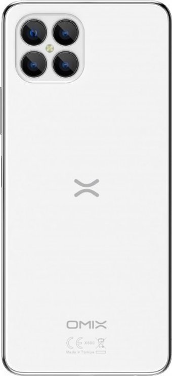 Omix X600 (4 Gb / 64 Gb) 64 Gb Hafıza 4 Gb Ram 6.78 İnç 50 MP Ips Lcd Ekran Android Akıllı Cep Telefonu Beyaz