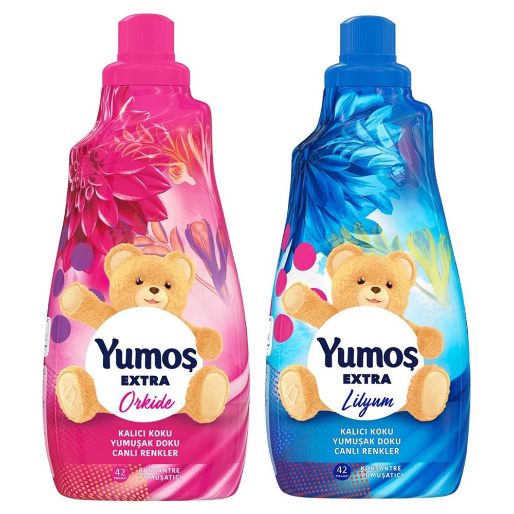 Yumoş Extra Konsantre Lilyum - Orkide 42 Yıkama Yumuşatıcı 2 x 1 lt