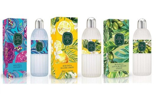 Eyüp Sabri Tuncer Klasik Limon - Okyanus - Zeytin Çiçeği Cam Şişe Kolonya 200 ml 3'lü
