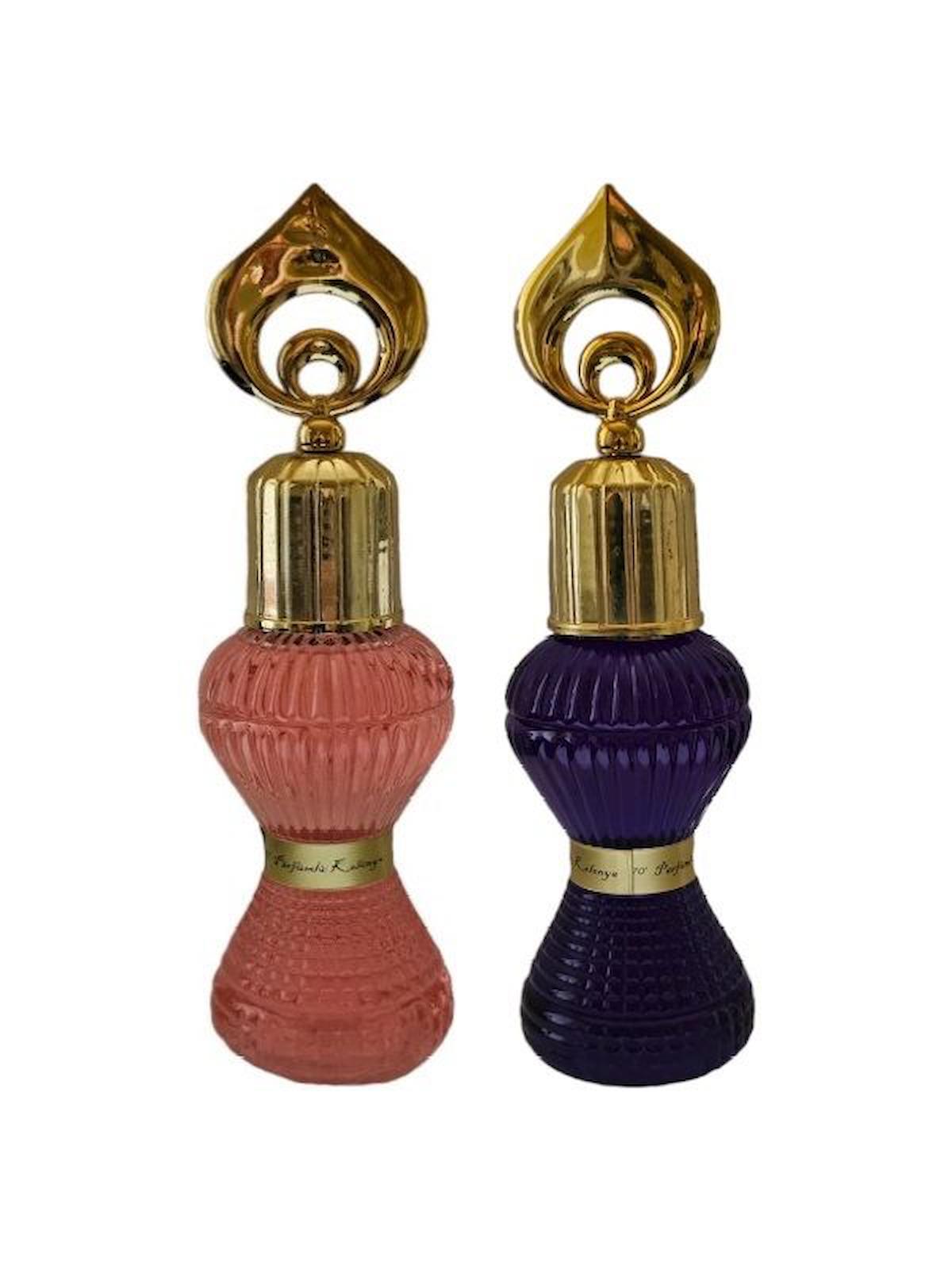 Beluci Ahengi Aşk Cam Şişe 100 ml + Karagül 100 ml Kolonya 2'li Set
