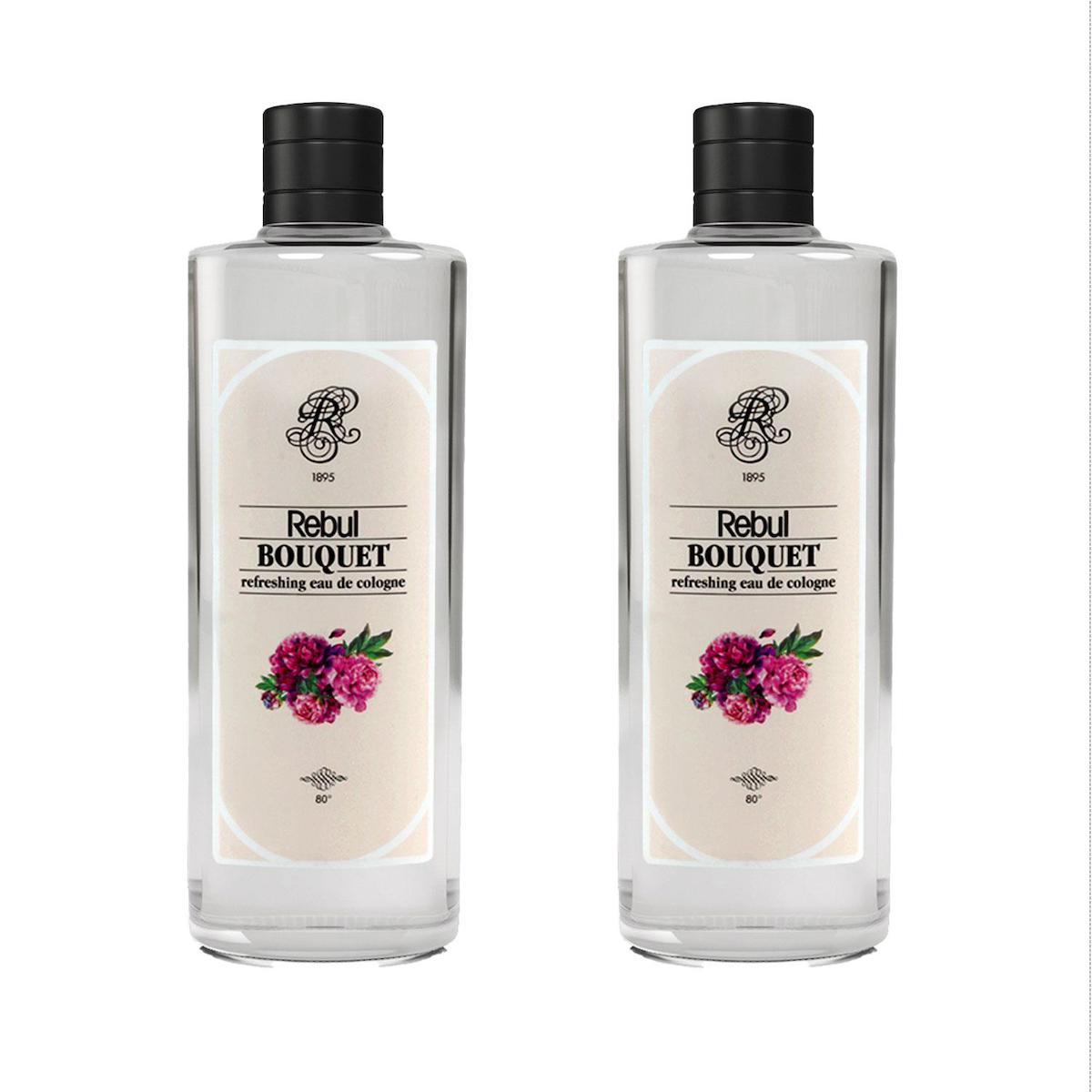 Rebul Bouquet Cam Şişe Kolonya 250 ml 2'li