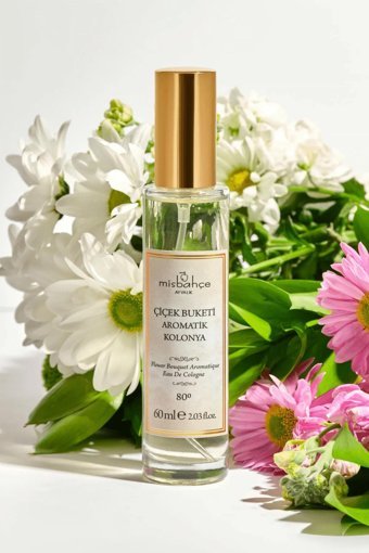 Misbahçe Aromatik Cam Şişe Kolonya 60 ml