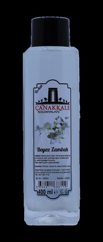 Çanakkale Kolonyaları Zambak Kolonya 400 ml