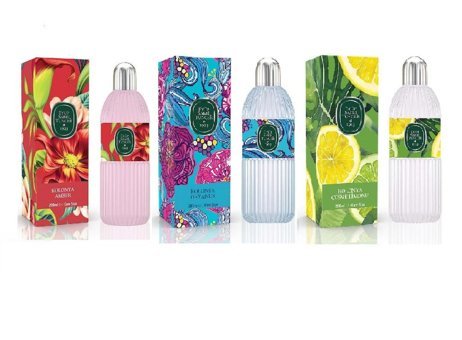 Eyüp Sabri Tuncer Amber - Çeşme Limonu - Okyanus Cam Şişe Kolonya 200 ml 3'lü