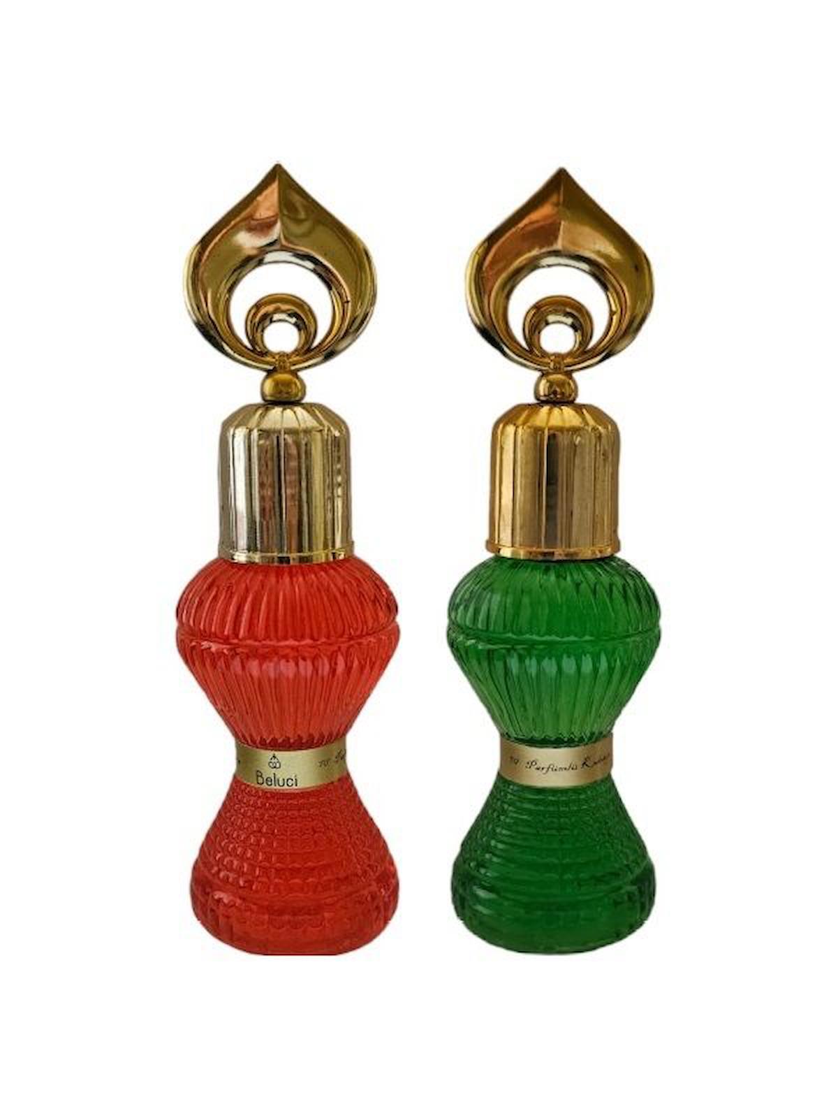 Beluci Fıstık 100 ml + Safran Çiçeği 100 ml Kolonya 2'li Set