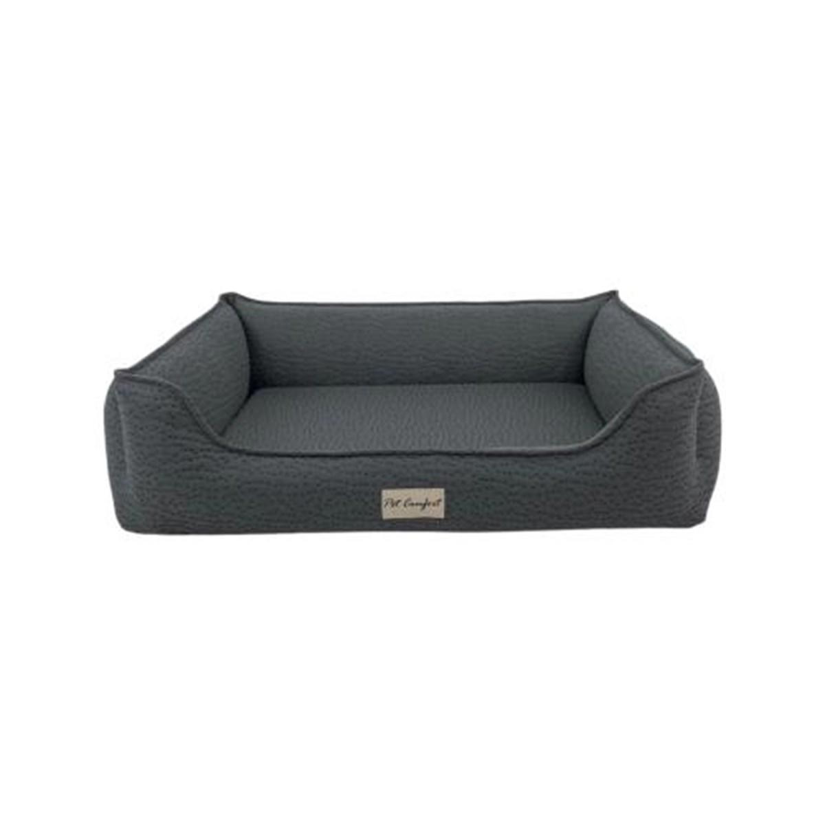 Pet Comfort Ortopedik Büyük Irk İç Mekan Köpek Yatağı Gri