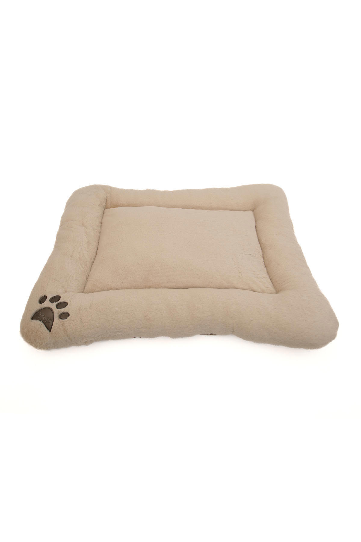 Jungo Pets Puffy Tüm Irklar İç Mekan Köpek Yatağı Bej