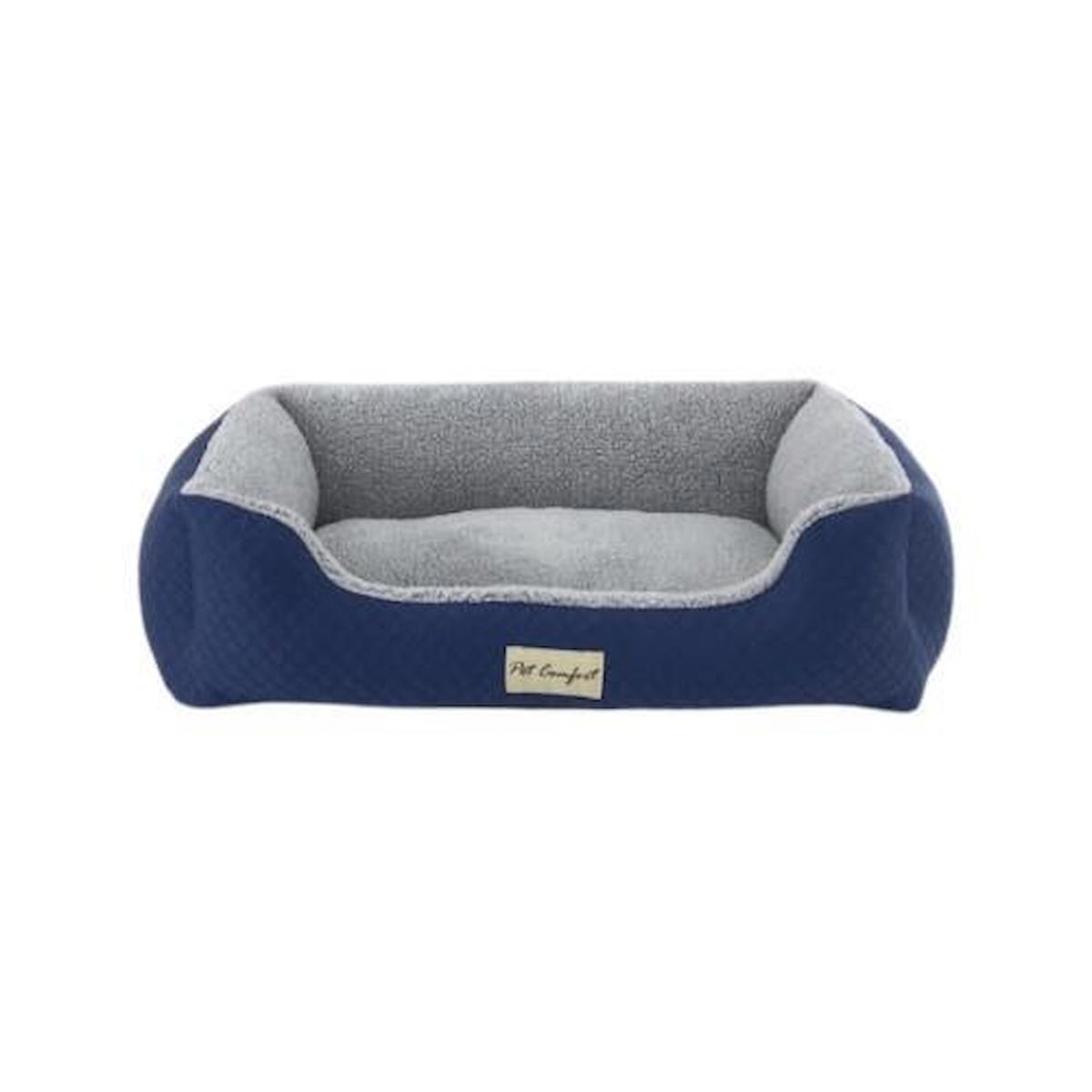 Pet Comfort Bravo Duo Mirinda M Orta Irk İç Mekan Köpek Yatağı Gri-Mavi