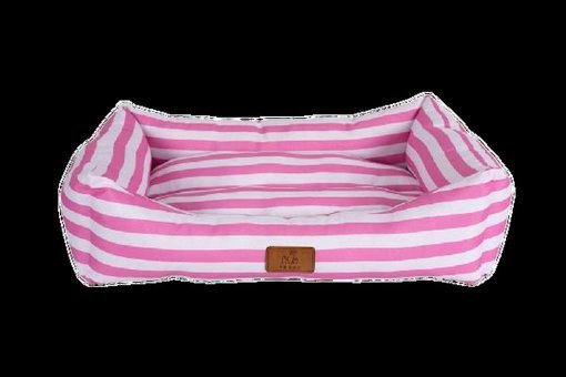 Peggy Küçük Irk İç Mekan Köpek Yatağı Beyaz-Pembe