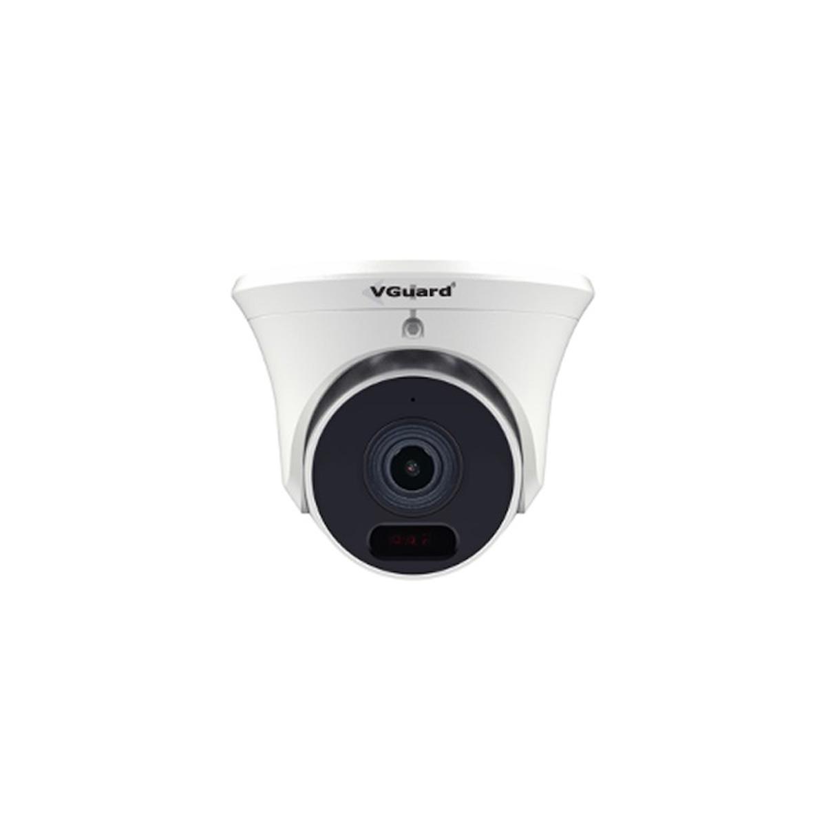 Vguard VG-236AC-DF H.265 Ethernet Mini 1 Kameralı 360 Derece Dönen Gece Görüşlü Dış Mekan Kablolu Güvenlik Kamerası