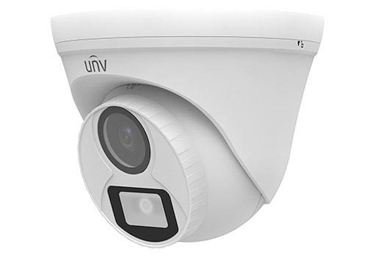 Uniview UAC-T112-F28-W Ethernet Mini 1 Kameralı 360 Derece Dönen Gece Görüşlü İç Dış Mekan Kablolu Güvenlik Kamerası