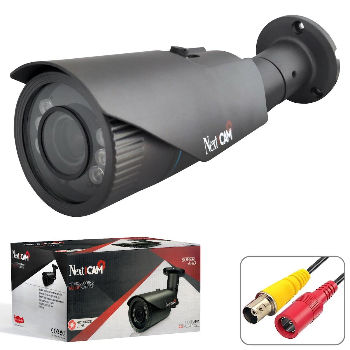 Avenir YE-20000BMD Analog 1 Kameralı Dış Mekan Kablolu Güvenlik Kamerası