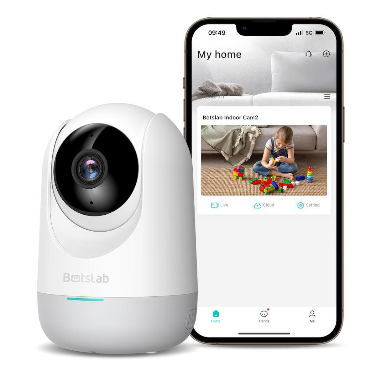Botslab 360+ C211 Pro Ethernet Mini 1 Kameralı 360 Derece Dönen Gece Görüşlü IP İç Mekan Kablosuz Güvenlik Kamerası