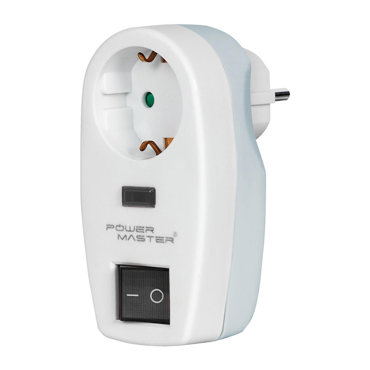Powermaster Pm-18522 Tekli Soket kablosuz Tekli Akım Korumalı Priz