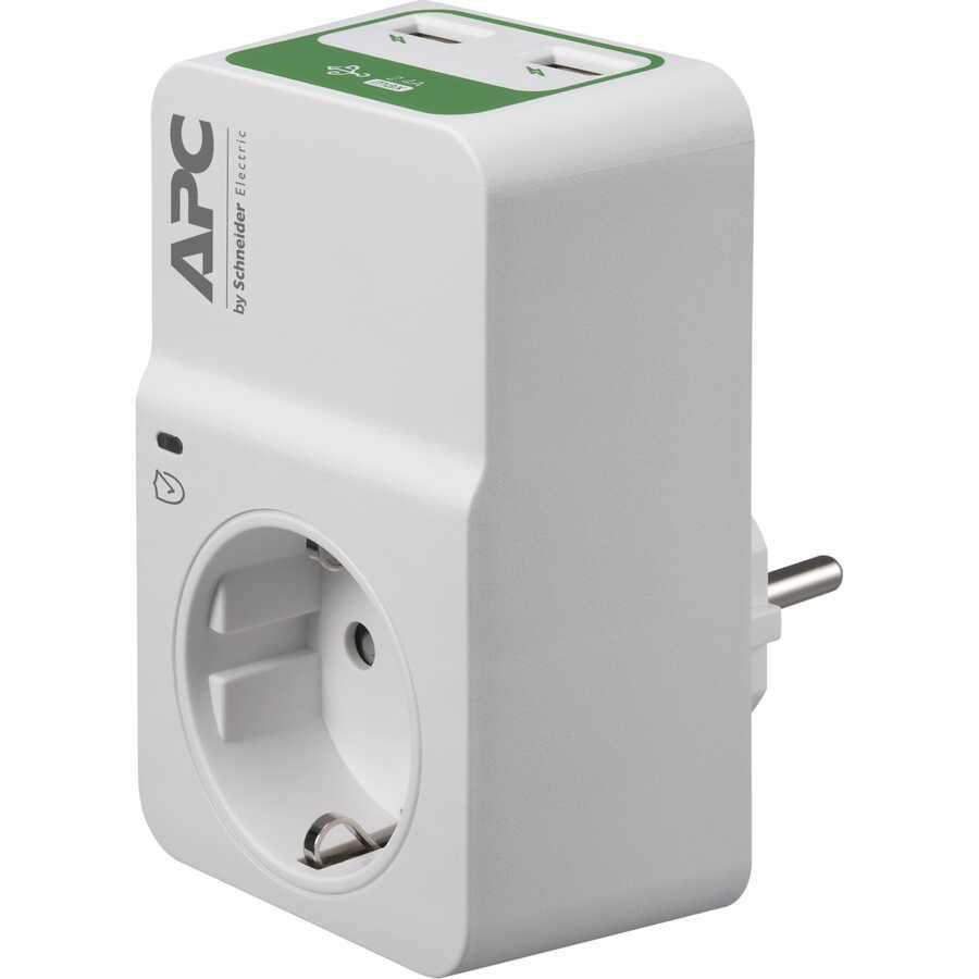 Schneider APC Tekli Soket 2'li USB Kablosuz Tekli 918 J Akım Korumalı Priz