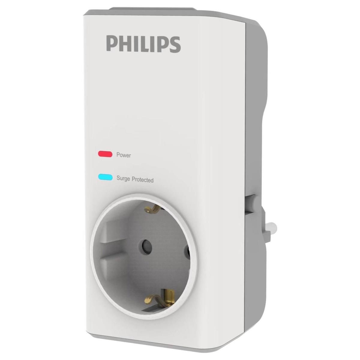 Philips Chp7010W Tekli Soket Kablosuz Tekli 1140 J Akım Korumalı Priz