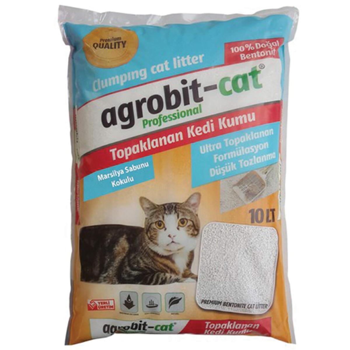 Grande Home Marsilya Sabunu Kokulu Topaklanan İnce Taneli Bentonit Kedi Kumu 10 lt