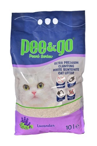 Peeq Lavanta Kokulu Topaklanan İnce Taneli Bentonit Kedi Kumu