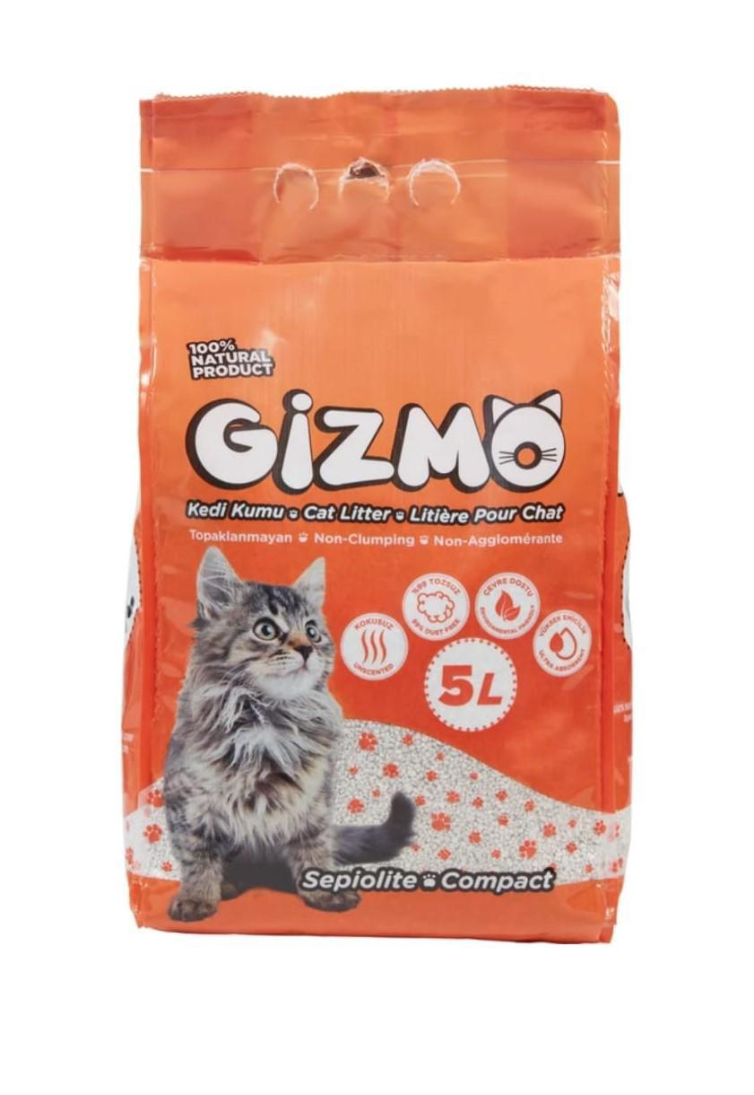 Gizmo Kokusuz Topaklanan İnce Taneli Bentonit Kedi Kumu 5 lt