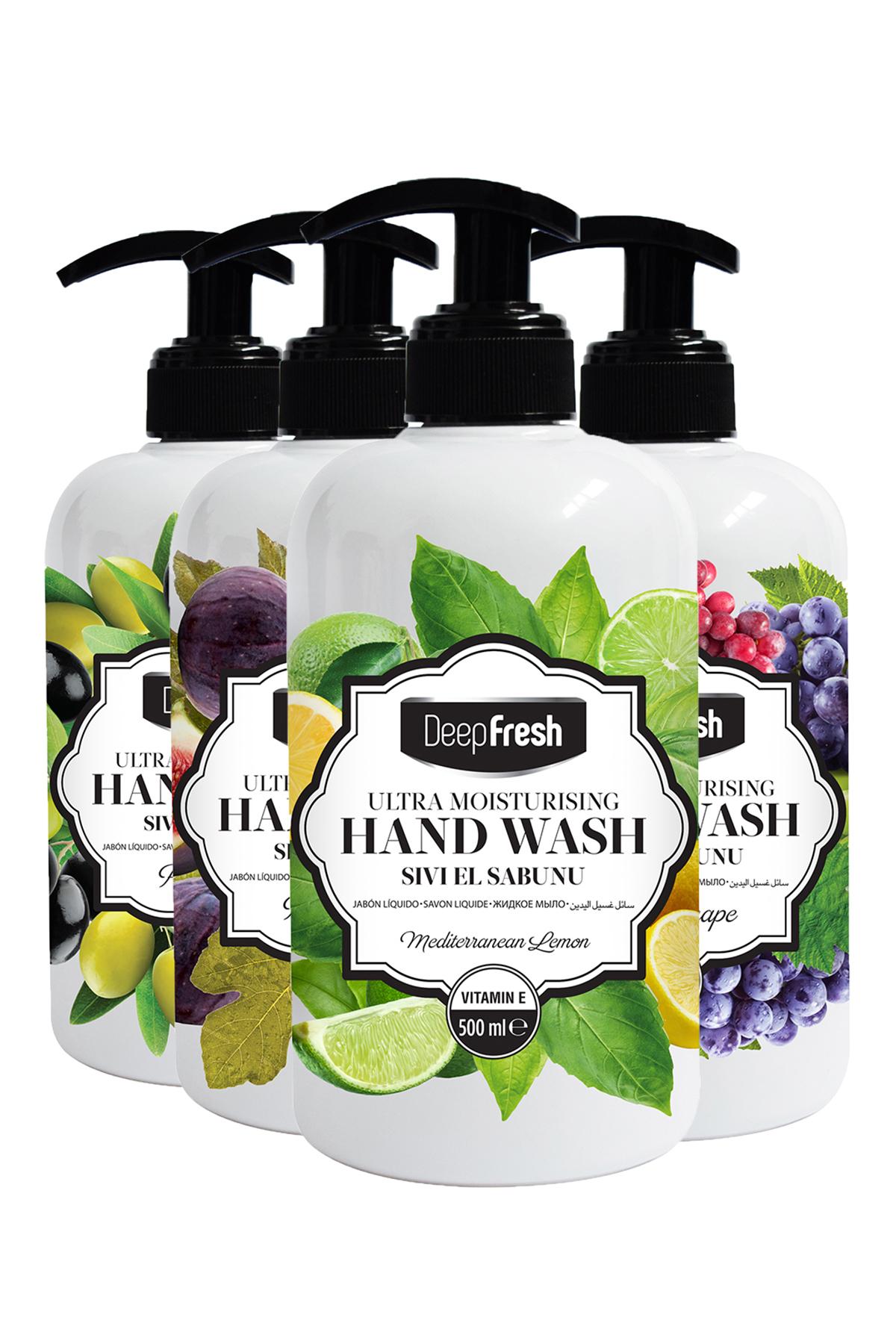 Deep Fresh Garden Nemlendiricili Sıvı Sabun 500 ml 4'lü