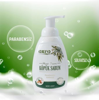 OxfoPro Parabensiz Köpük Sıvı Sabun 500 ml Tekli