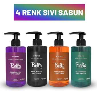 Bella Sıvı Sabun 4 x 400 ml 4'lü