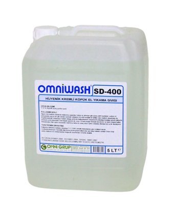 Omniwash SD-400 Nemlendiricili Köpük Sıvı Sabun 5 lt Tekli