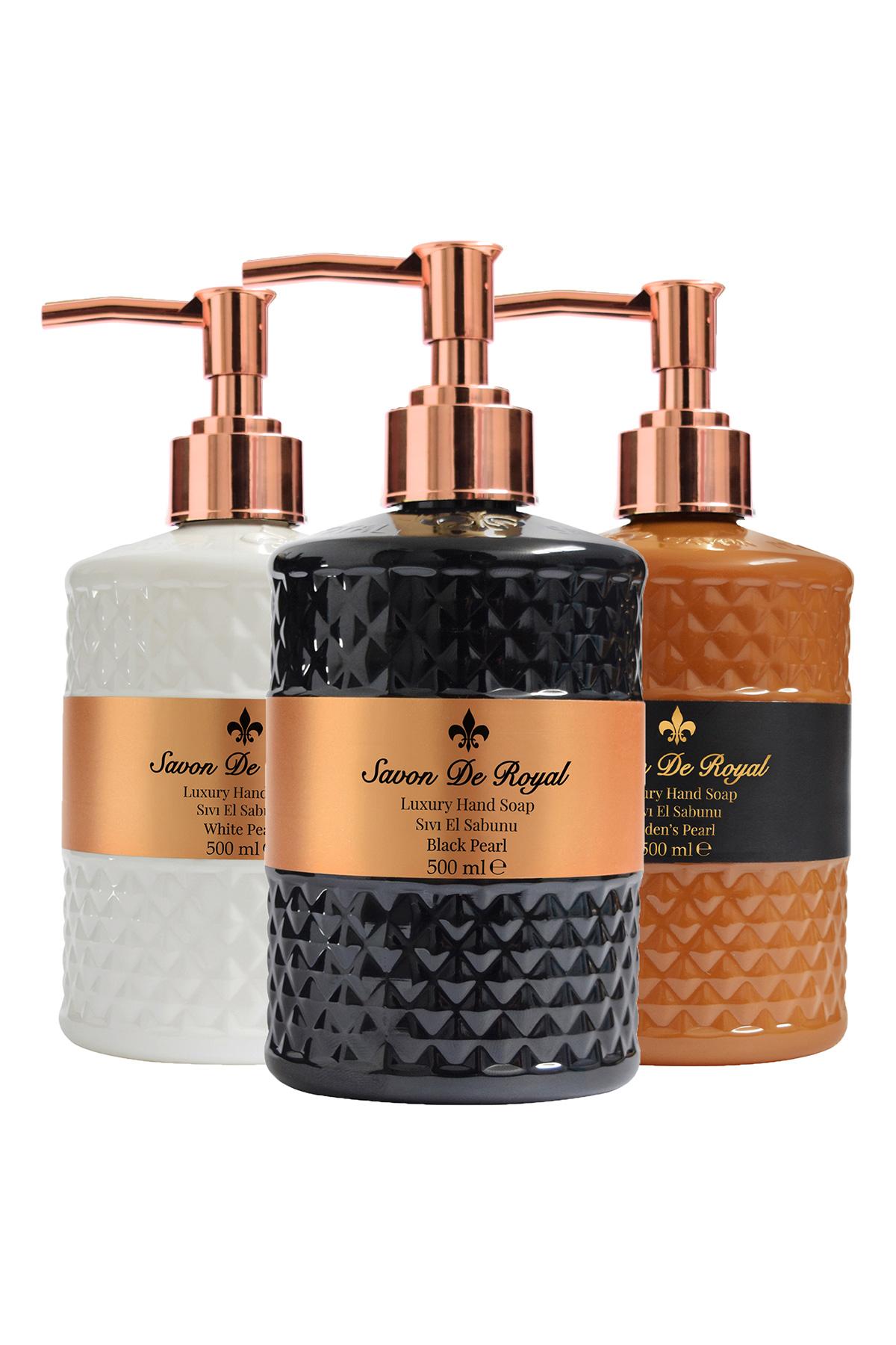 Savon De Royal Luxury Nemlendiricili Vegan Sıvı Sabun 500 ml 3'lü