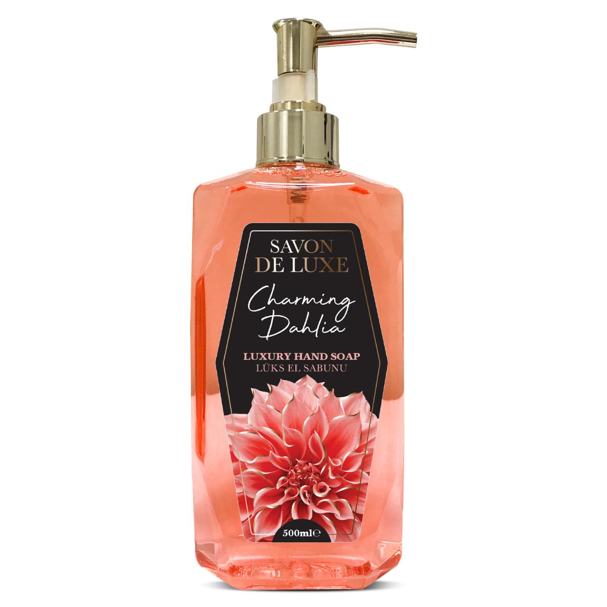 Savon De Luxe Luxury Floral Charming Dahlia Nemlendiricili Sıvı Sabun 500 ml Tekli