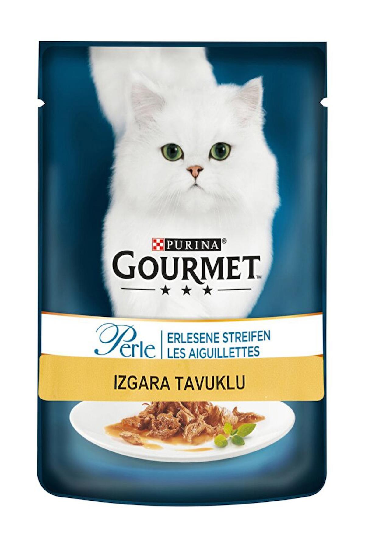 Purina Perle Tavuklu Yetişkin Yaş Kedi Maması 85 gr