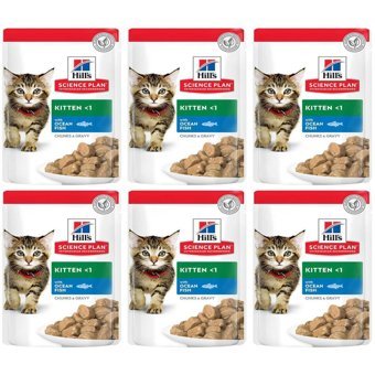 Hill's Chunks & Gravy Balıklı Yavru Yaş Kedi Maması 6x85 gr