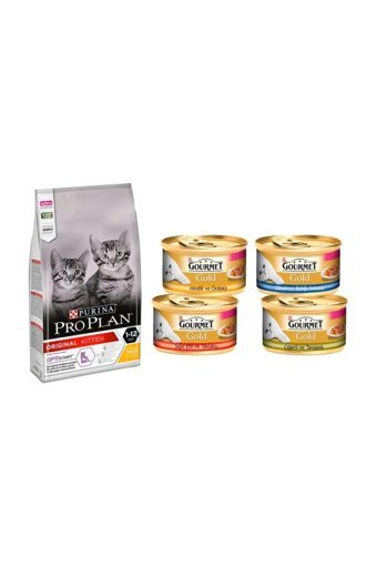 Pro Plan Original Karışık Yavru Yaş Kedi Maması 4x1.5 kg