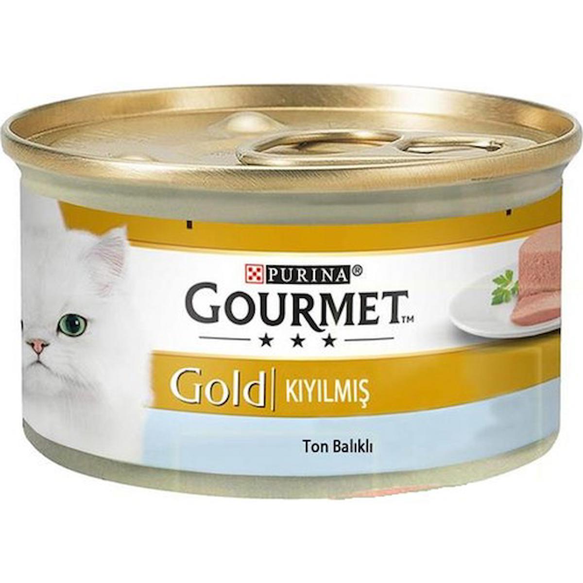 Purina Gold Ton Balıklı Yetişkin Yaş Kedi Maması 4x85 gr
