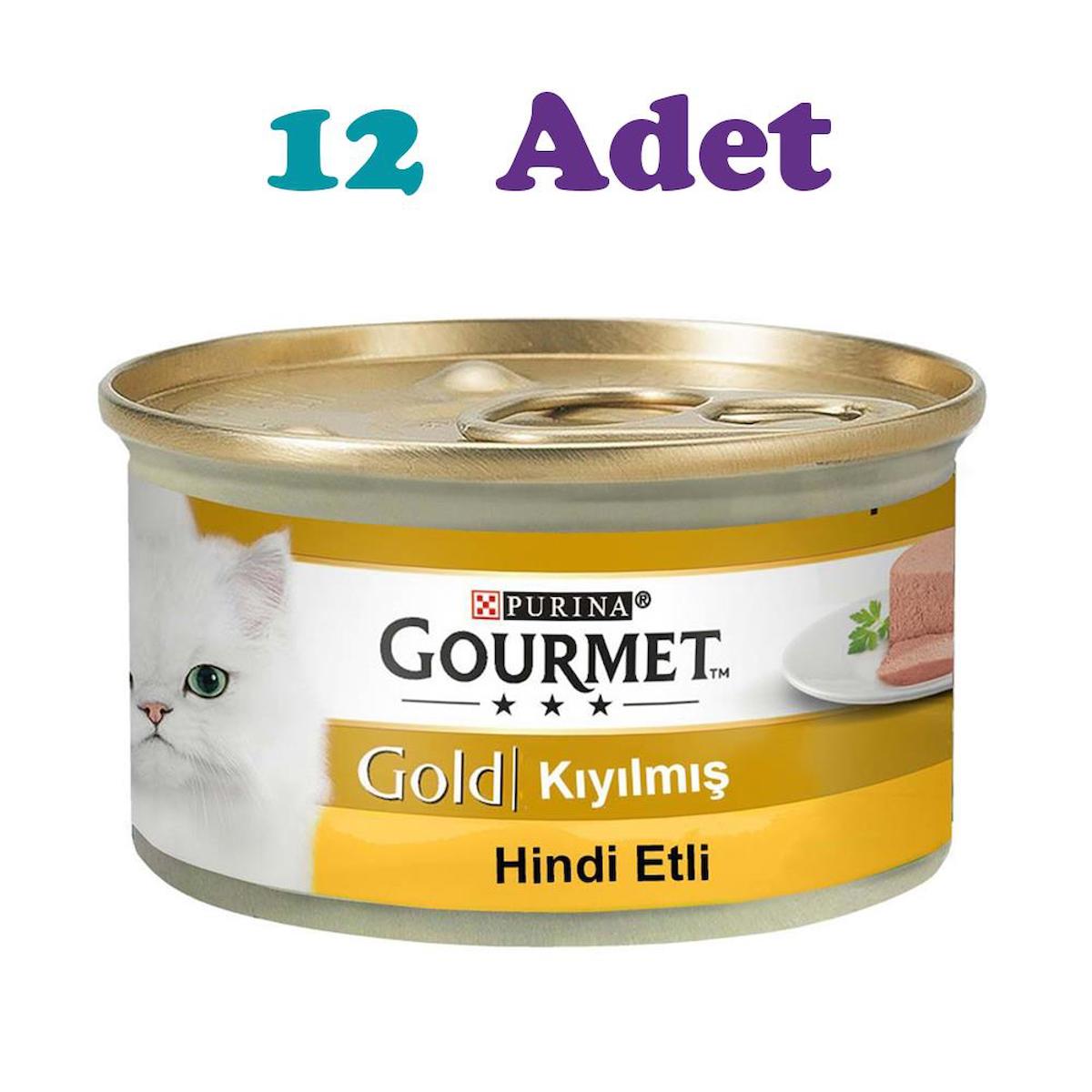 Purina Gold Alabalıklı ve Sebzeli Parça Etli Yetişkin Yaş Kedi Maması 12x85 gr