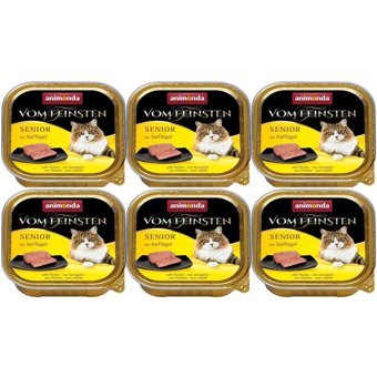 Animonda Vom Feinsten Kümes Hayvanlı Yaşlı Yaş Kedi Maması 6x100 gr