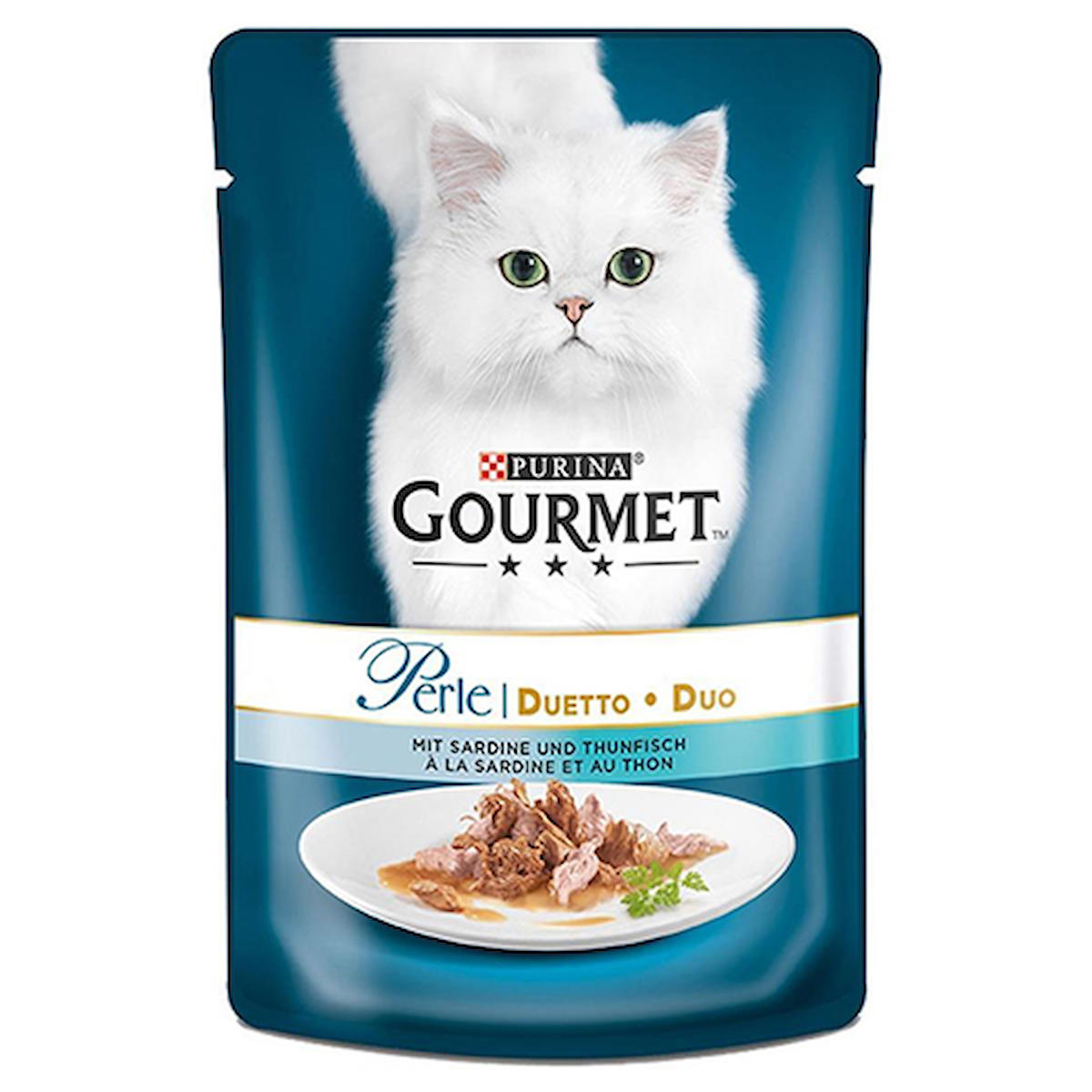 Purina Perle Ton Balıklı Yetişkin Yaş Kedi Maması 26x85 gr