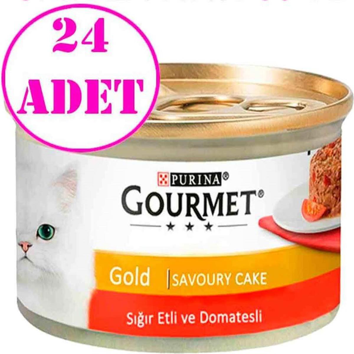 Purina Gold Sığır Etli Yetişkin Yaş Kedi Maması 24x85 gr