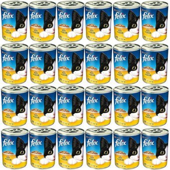 Felix Huhn In Gelee Tavuklu Yetişkin Yaş Kedi Maması 24x400 gr