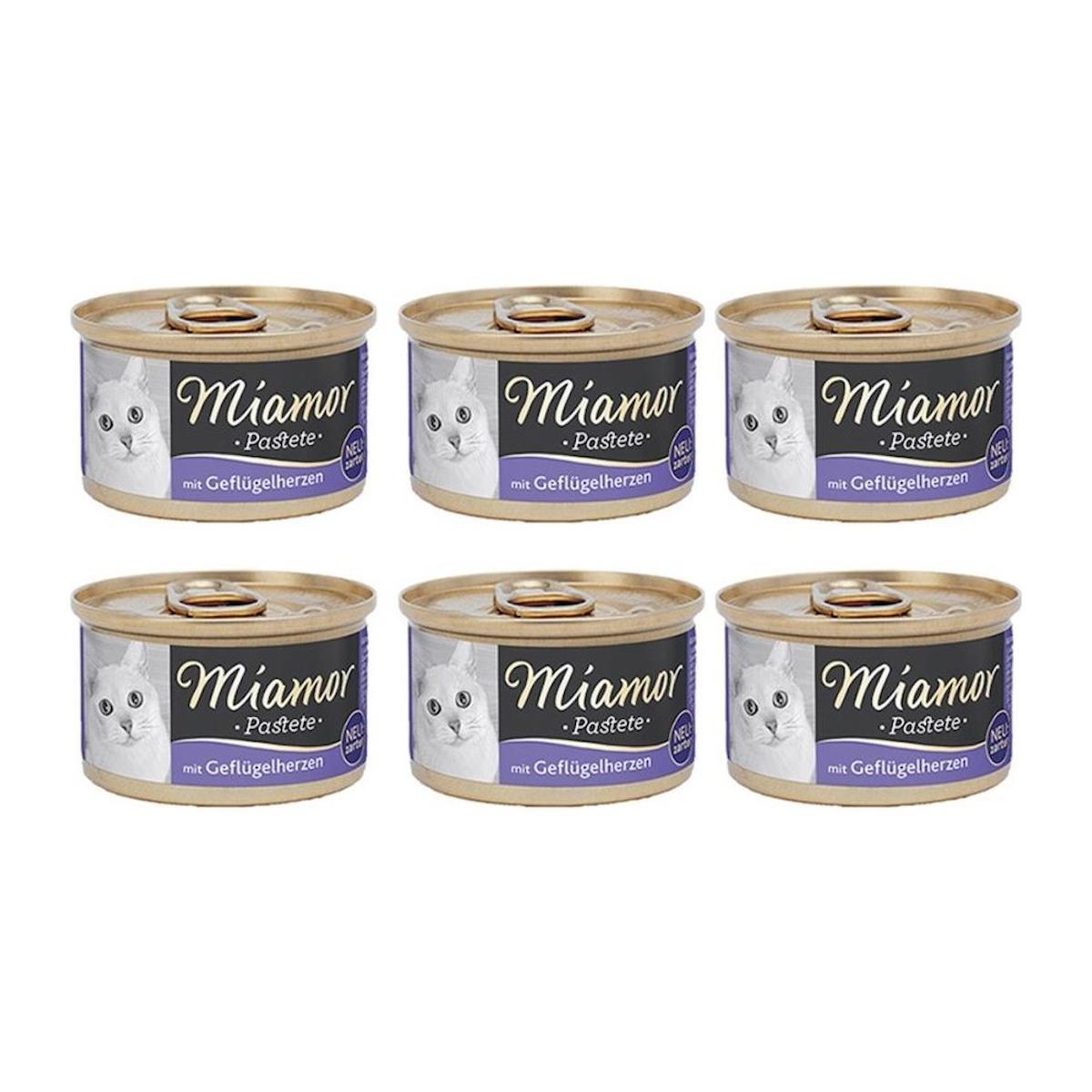 Mıamor Mit Geflügelherzen Yürekli Yetişkin Yaş Kedi Maması 85 gr